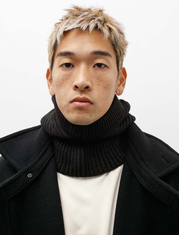 Lemaire Knitted Hood - Black | Garmentory