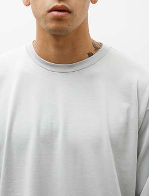 Auralee Luster Plaiting L/S Tee - Light Blue | Garmentory