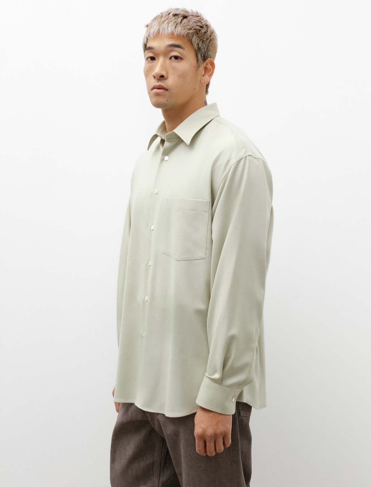 AURALEE　23AW　SUPER LIGHT WOOL SHIRT Super Light Wool Shirt