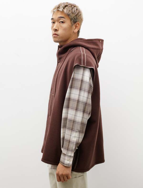 Auralee Washed Heavy Canvas Liner Coat - Brown | Garmentory