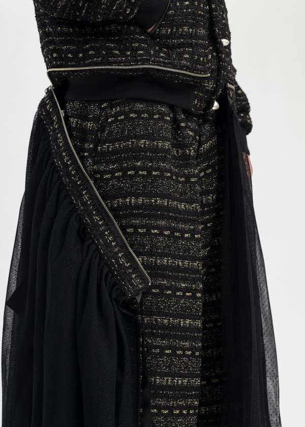 ジャケット・アウター KIDILL BIJOU LILY-YARN TWEED JACKET 44 Kidill Bijou Lily-yarn Tweed Jacket - Black Multi | Garmentory