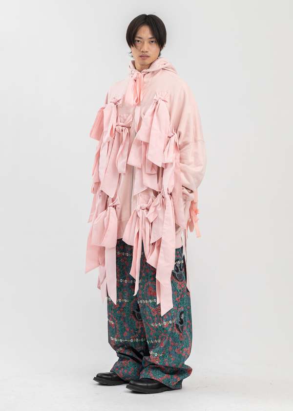 Kidill Bunny Ribbon Zip Parka - Pink | Garmentory