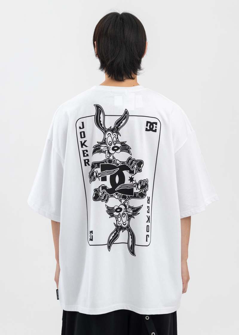 SHORT SLEEVE WIDE TEE COLLAB WITH DC SHOES ANARCHY - WHITE