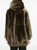 yves salomon Ironed Lamb Coat - Cypres - Thumbnail 4