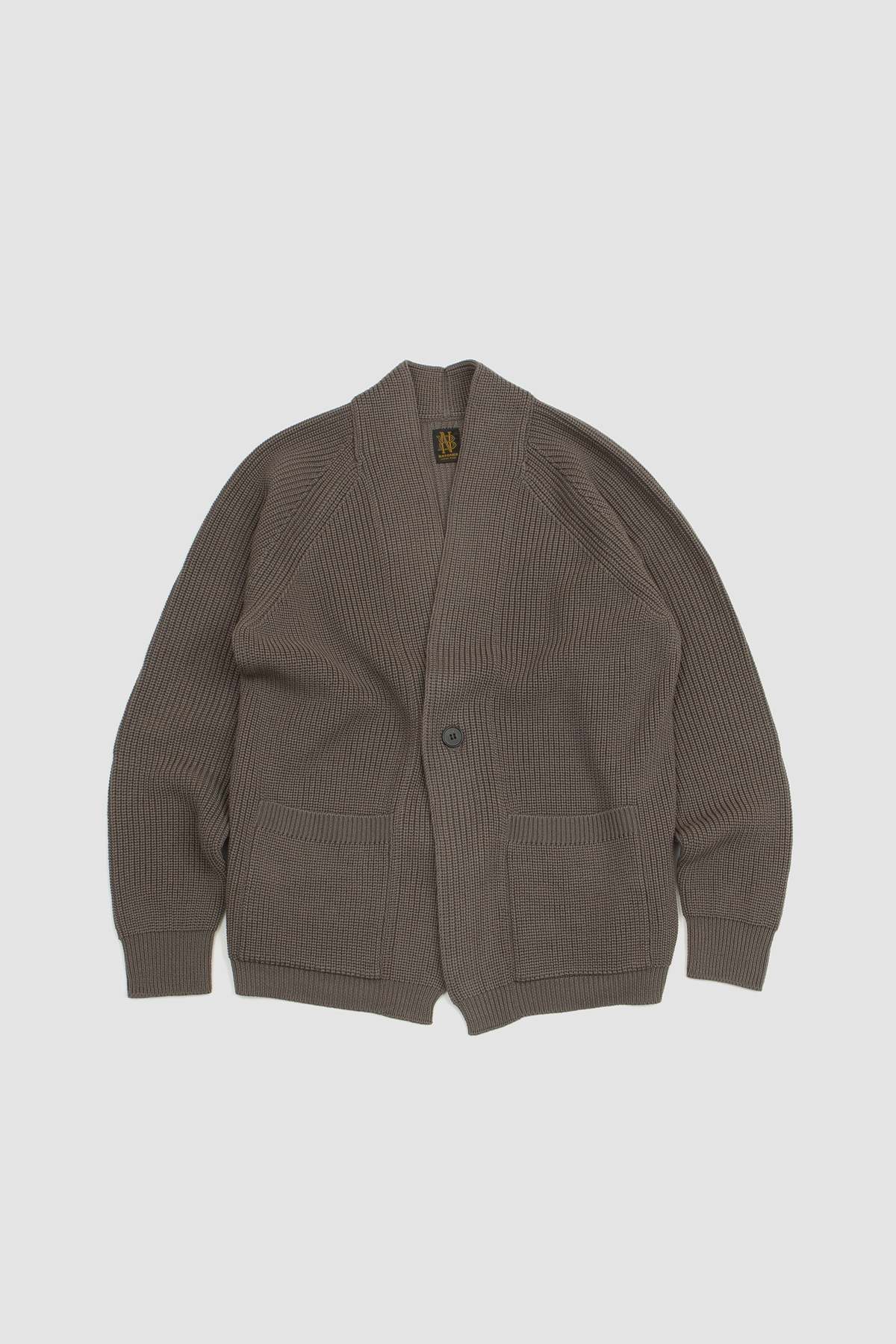 Batoner One Button Cardigan - Walnut | Garmentory