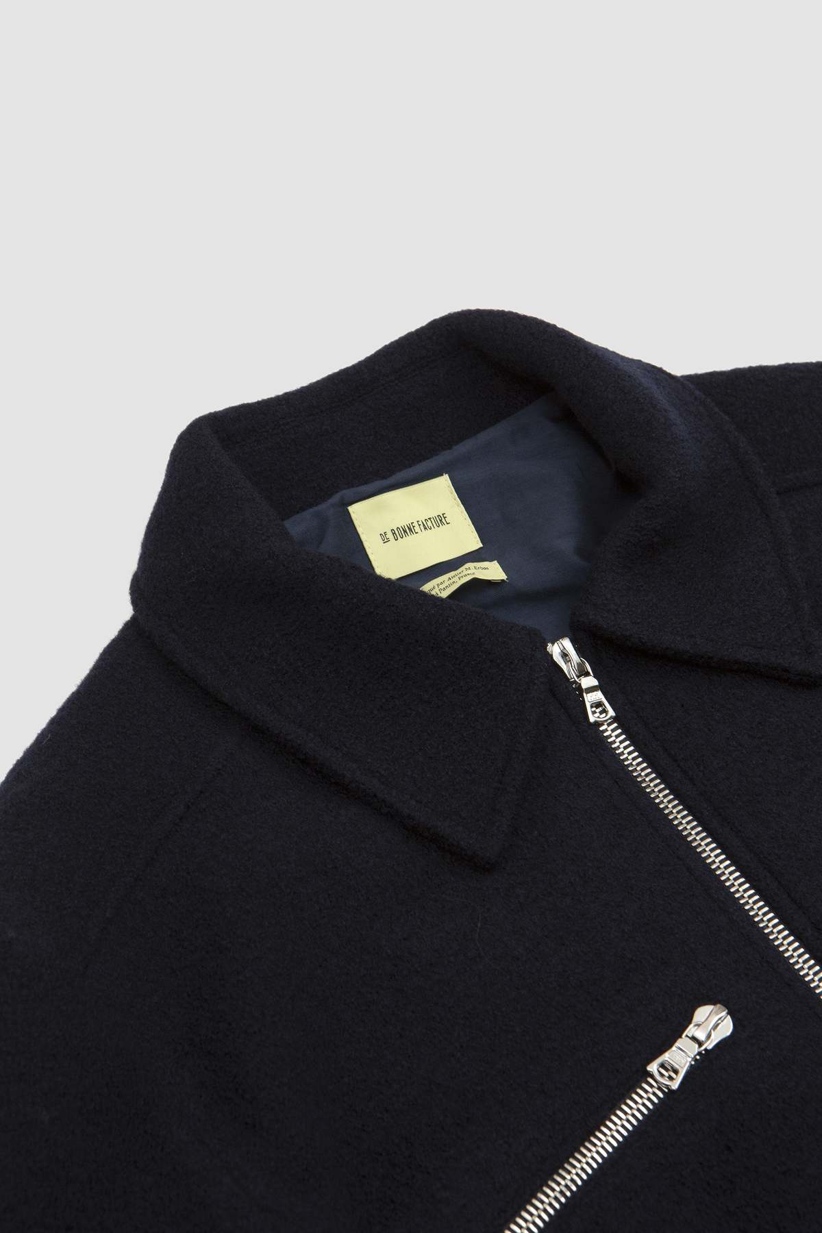 De Bonne Facture Zipped Mechanician Blouson - Navy | Garmentory