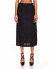 Priscavera Wool Tailored Lace-Up Skirt - Thumbnail 1