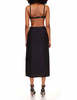 Priscavera Wool Tailored Lace-Up Skirt - Thumbnail 3