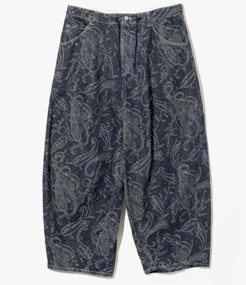 Needles 10oz Denim H.D. Pant Jean - Paisley Jacquard/Indigo