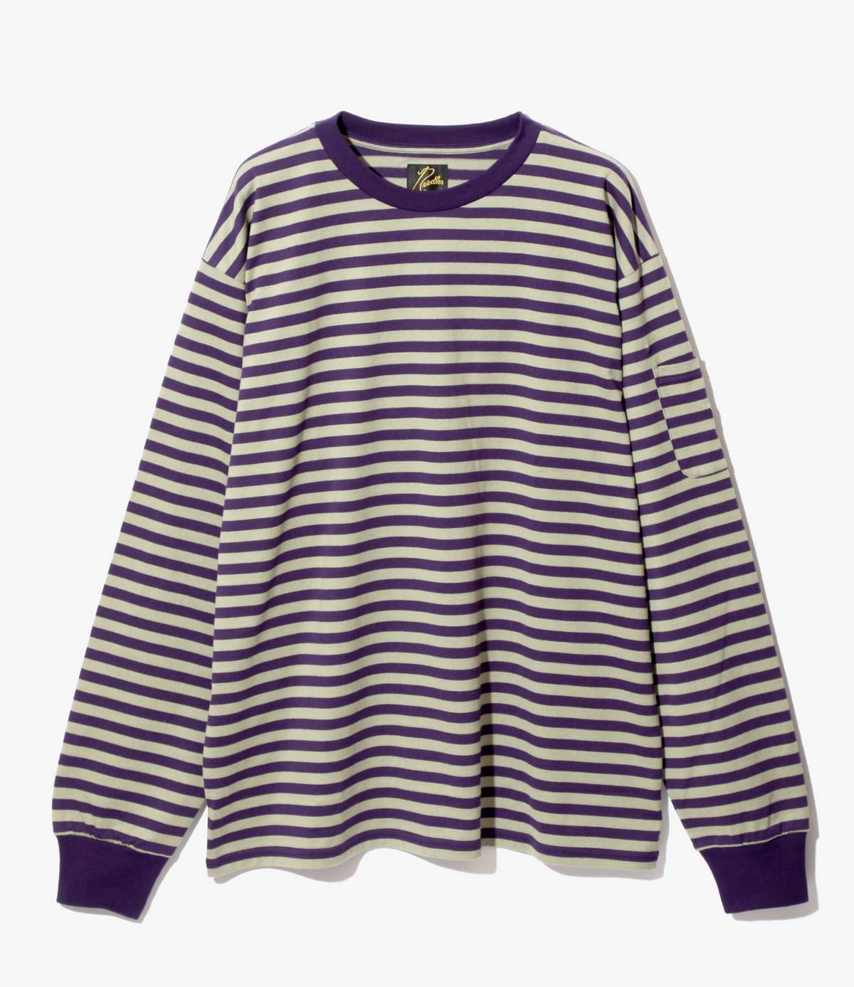 Needles---L-S-Crew-Neck-Tee---