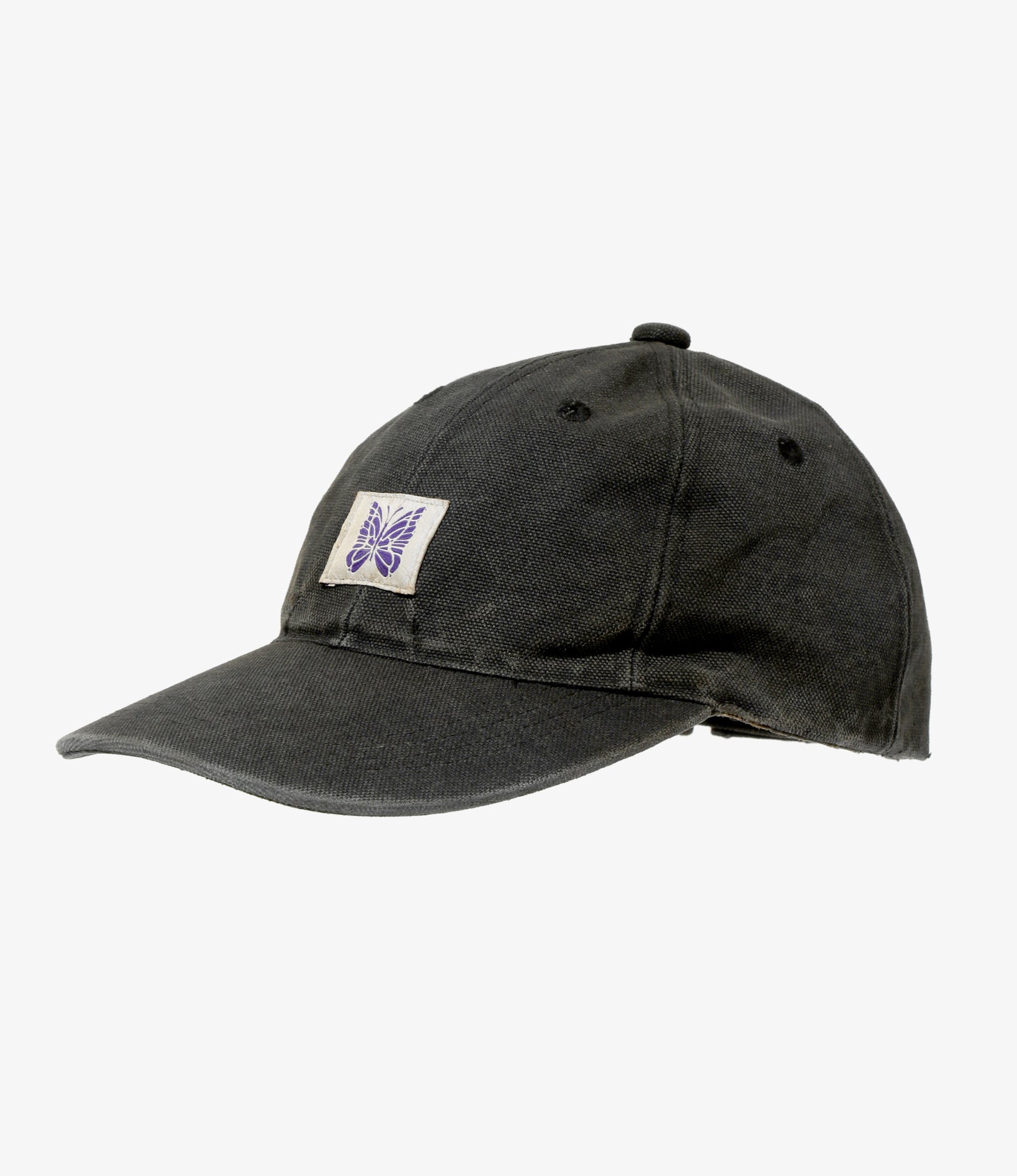 Needles Workers 16oz Cotton Canvas Cap - Black | Garmentory