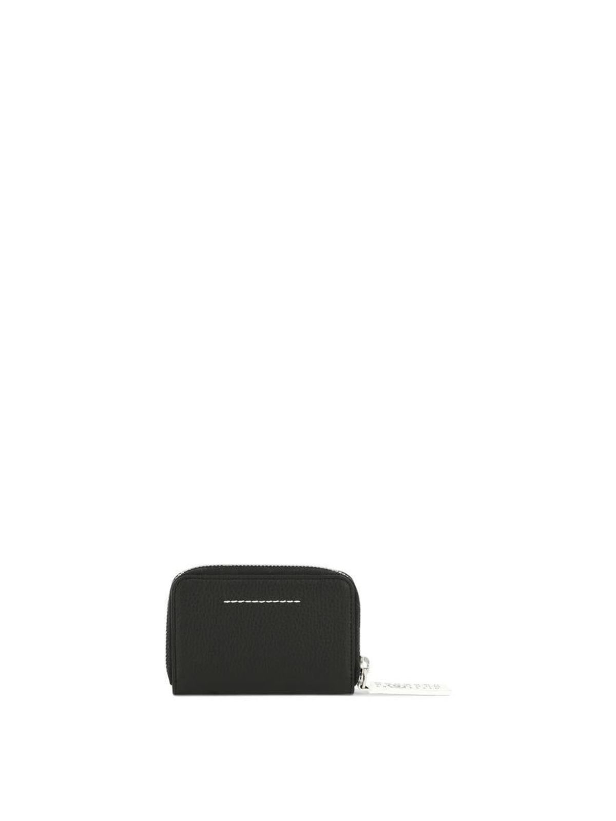 ☆MM6 Maison Margiela☆ Logo  Around Wallet Green Glow S ☆MM6 Maison Margiela☆ Logo Home Around Wallet Green Glow S