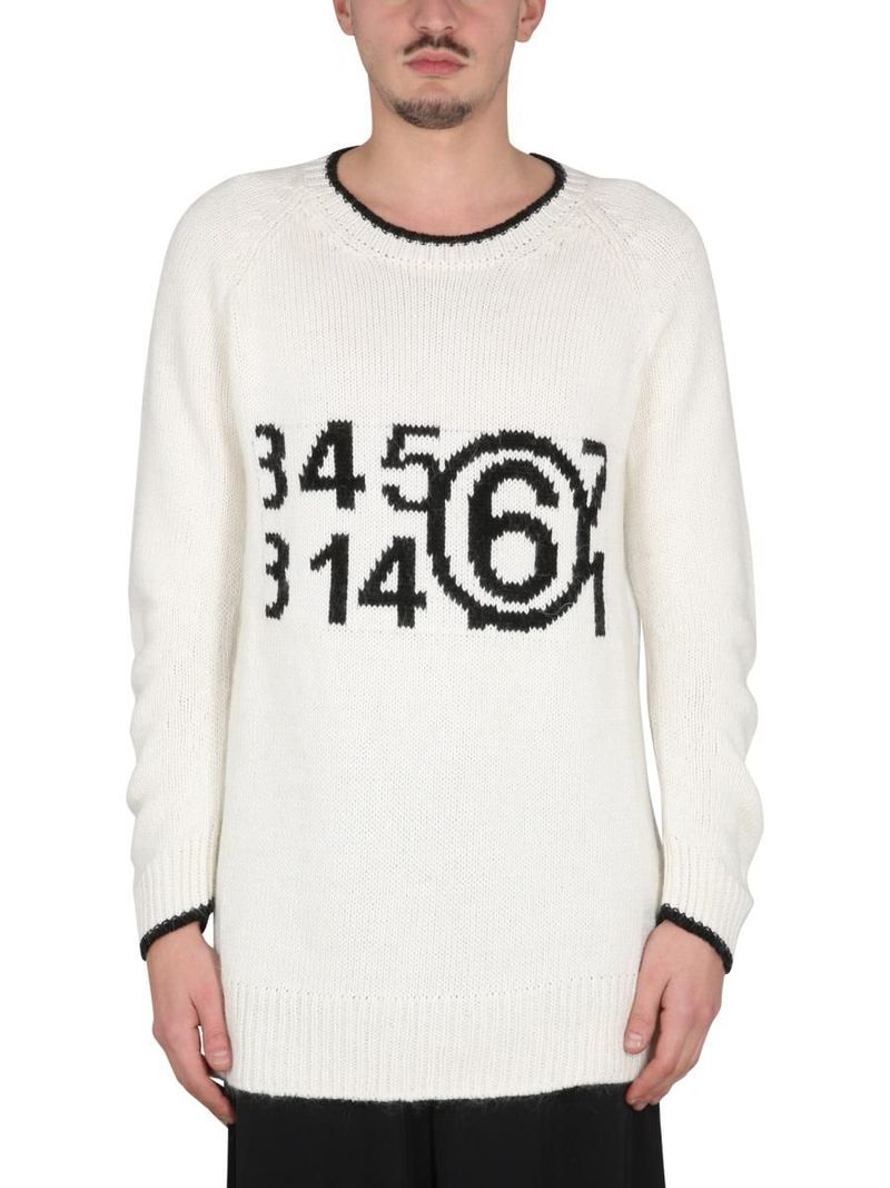 【関税&送料込】Mm6 Maison Margiela Jersey With Logo Logo cotton jersey dress in black - MM 6 Maison Margiela
