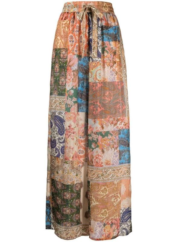 パンツ Zimmermann Trousers Acacia Flare Pant Ivory Online | Zimmermann