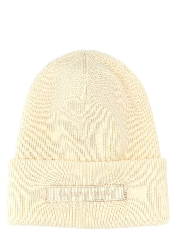 CANADA GOOSE Logo embroidery beanie | Garmentory display picture 1