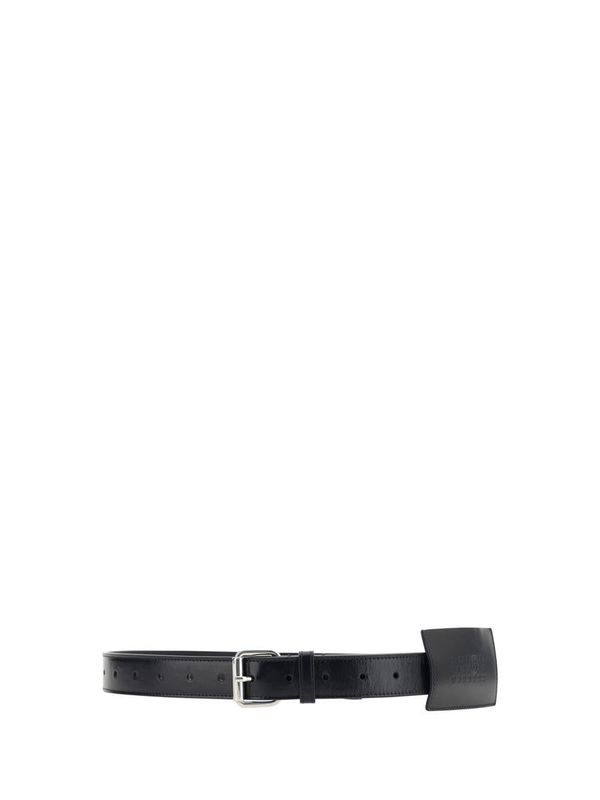 Maison Margiela Calf Leather Bos Taurus Regular Belt Women Black Belts Maison Martin Margiela | Accessories | Martin Margiela Belt  main image 2