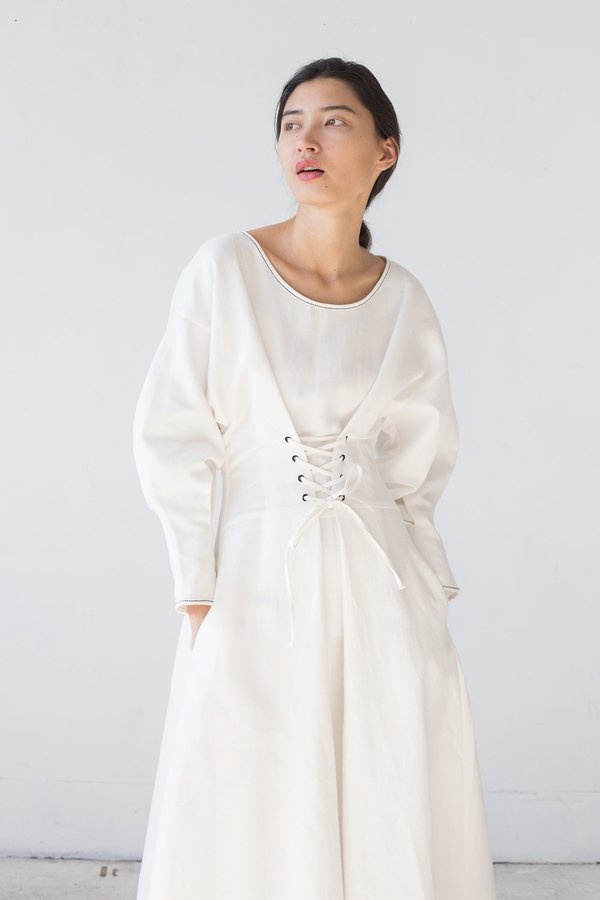 linen blend dress h&m H&M L.O.G.G. Tropical Leaf Linen Blend Waist Tie Dress – Size Medium – Le  Prix Fashion & Consulting