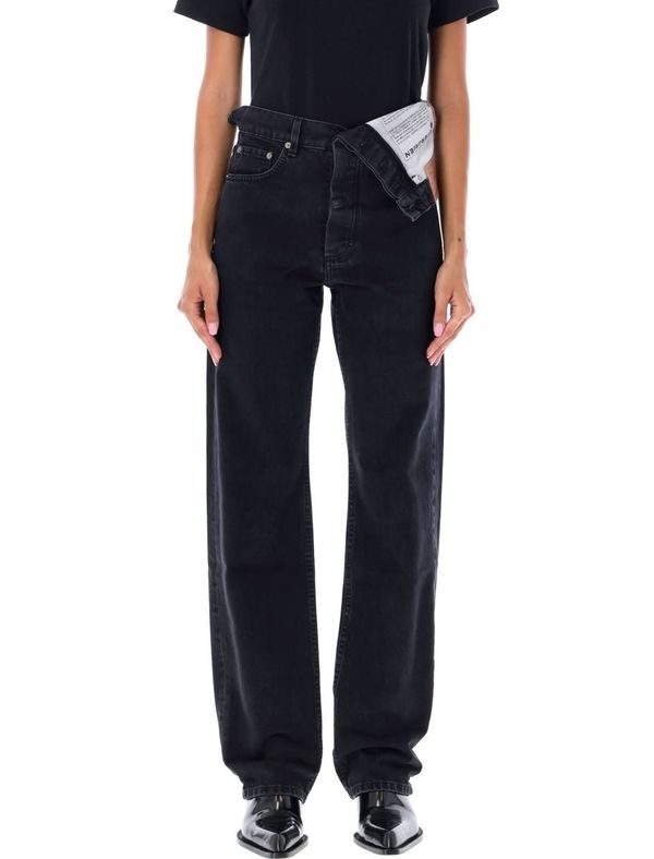 y/project デニム Y/PROJECT Asymmetric waist jeans | Garmentory