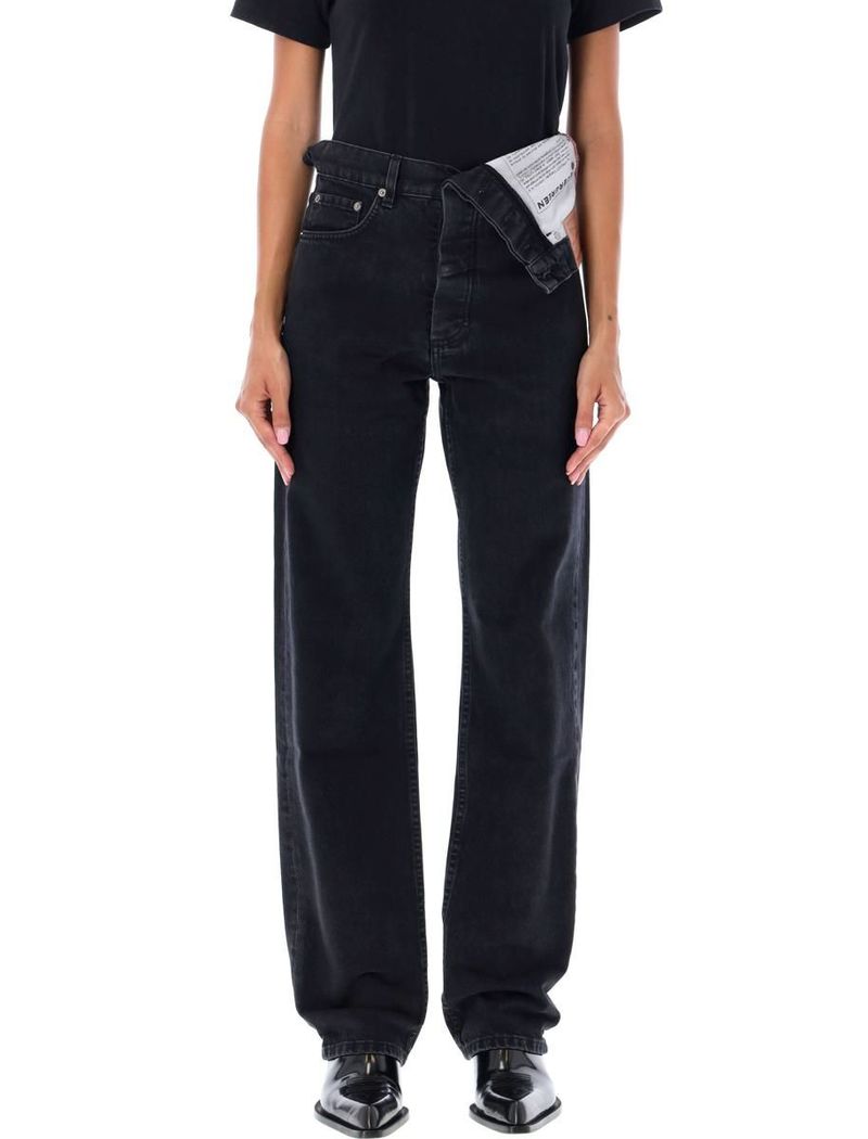 y/project ×   Y/PROJECT Asymmetric waist jeans | Garmentory