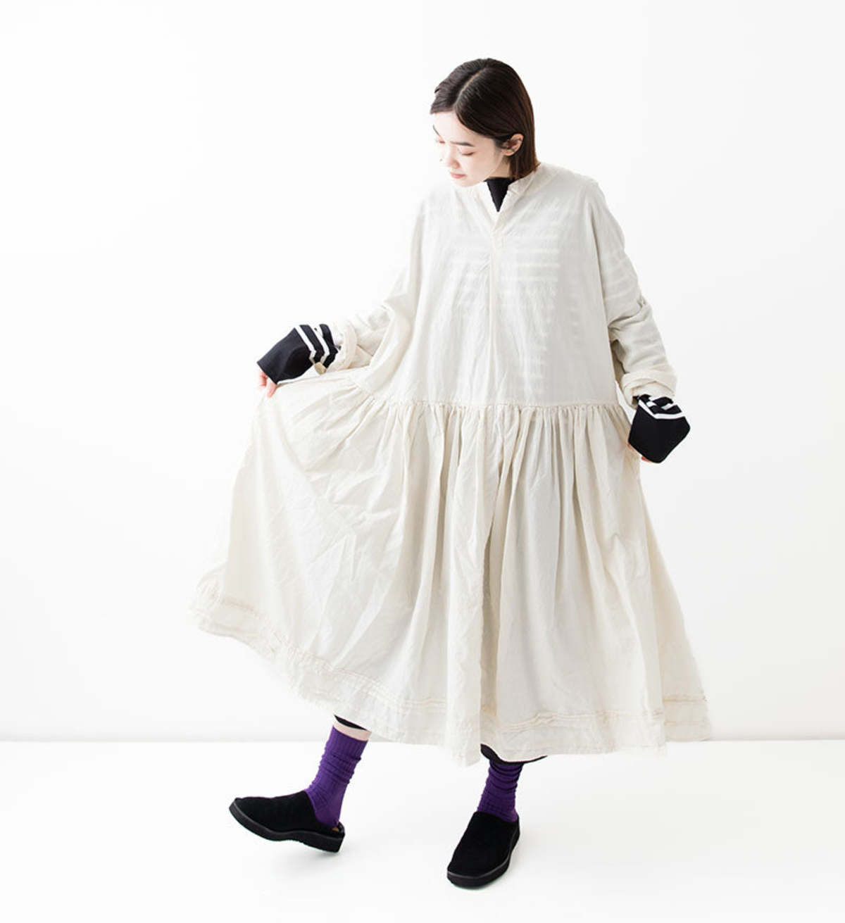 veritecoeur khadi cotton dress VC-2746