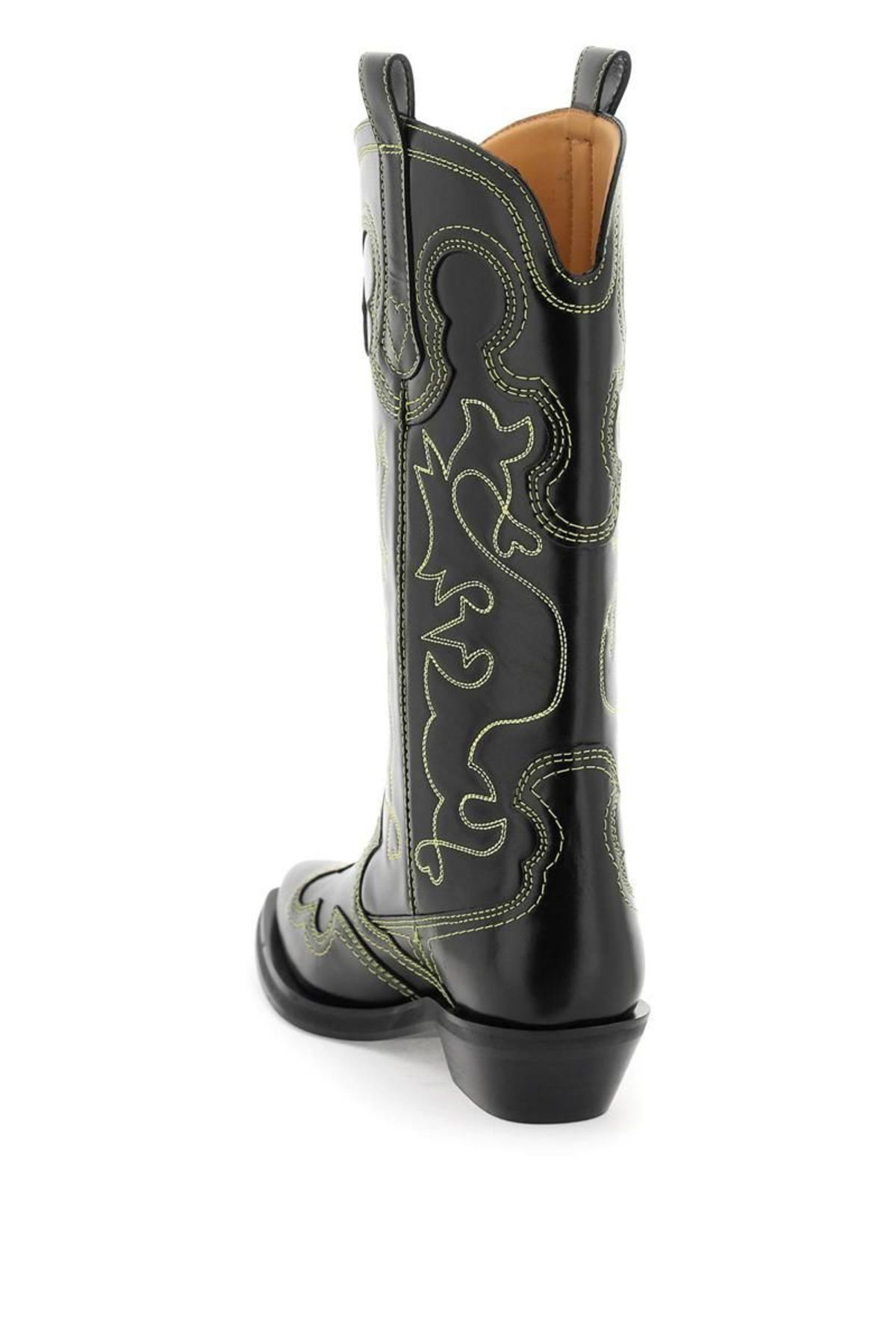 Ganni embroidered western boots | Garmentory