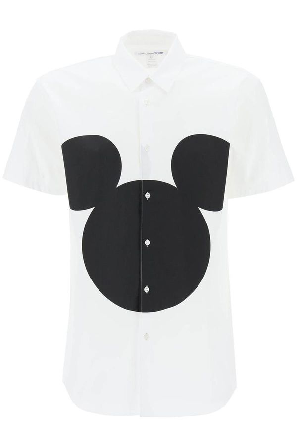 Comme des garcons shirt mickey mouse print shirt | Garmentory