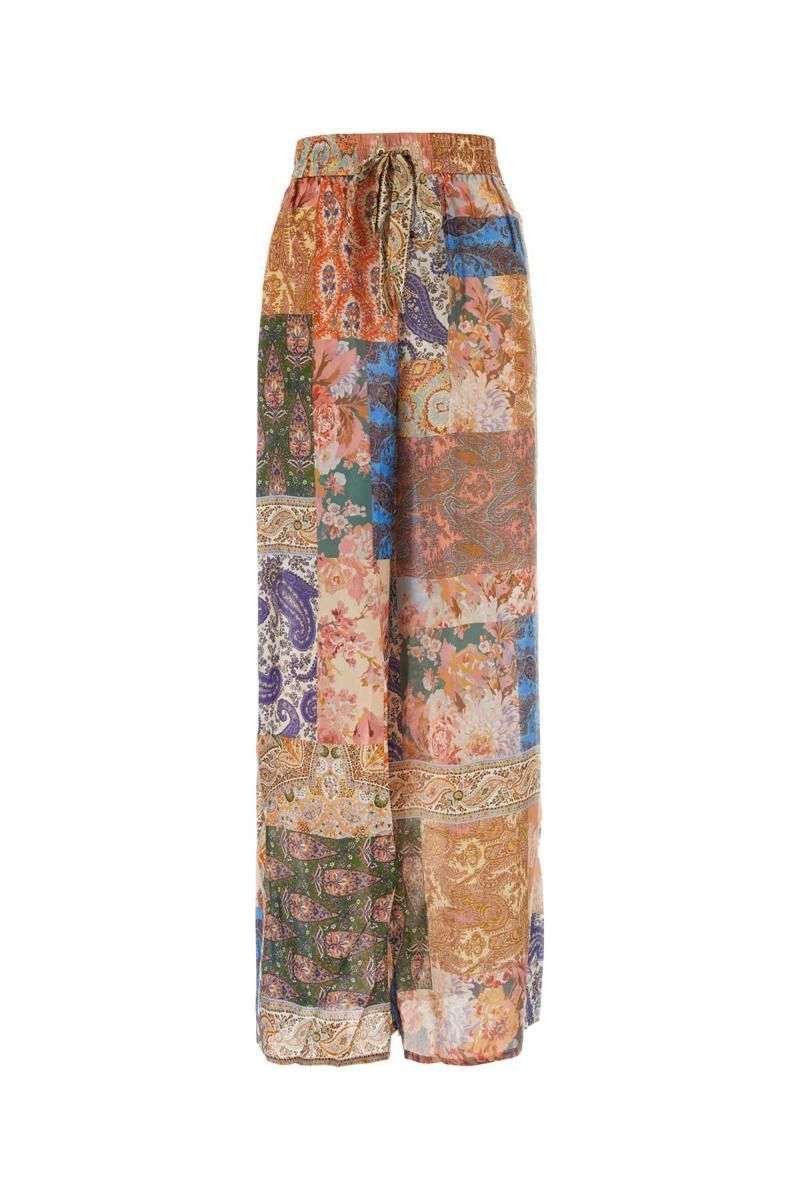パンツ ZIMMERMANN Woman Pants Navy 4558ASS251 NAVMLTPAI Shop Women's Designer Shorts and Pants Online | ZIMMERMANN