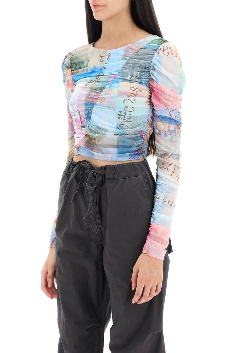 Ganni | Tops | Ganniseersucker Wrap Shirt Jacket Nwt | Poshmark