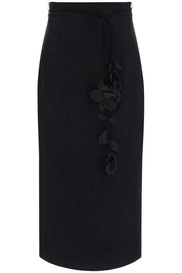 スカート Floral Hem Pencil Skirt Prada floral-jacquard pencil skirt - The AP Archive
