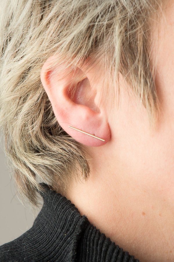 Kathleen - Whitaker バーベルピアス SOURCE Earring HOEK ピアス Long objects ソウス・オブジェクツ 公式通販 Barbell