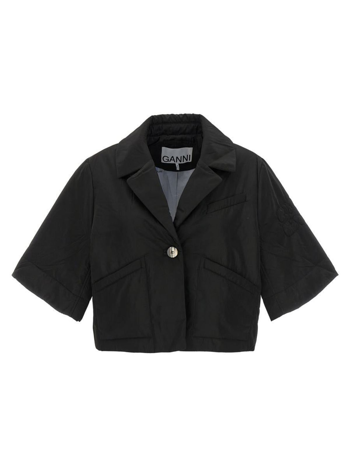 GANNI Short puffer jacket Garmentory