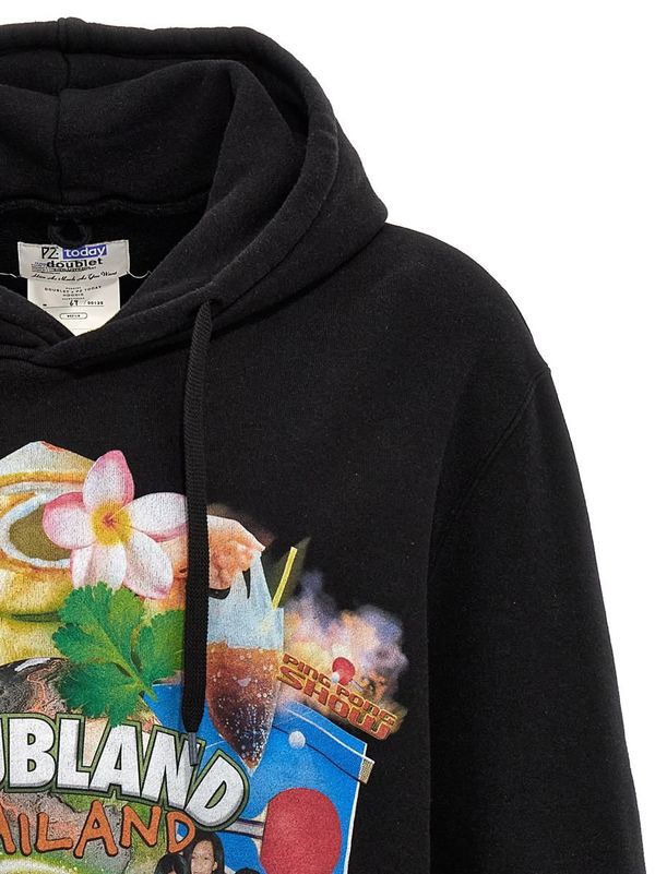 DOUBLET Printed hoodie | Garmentory