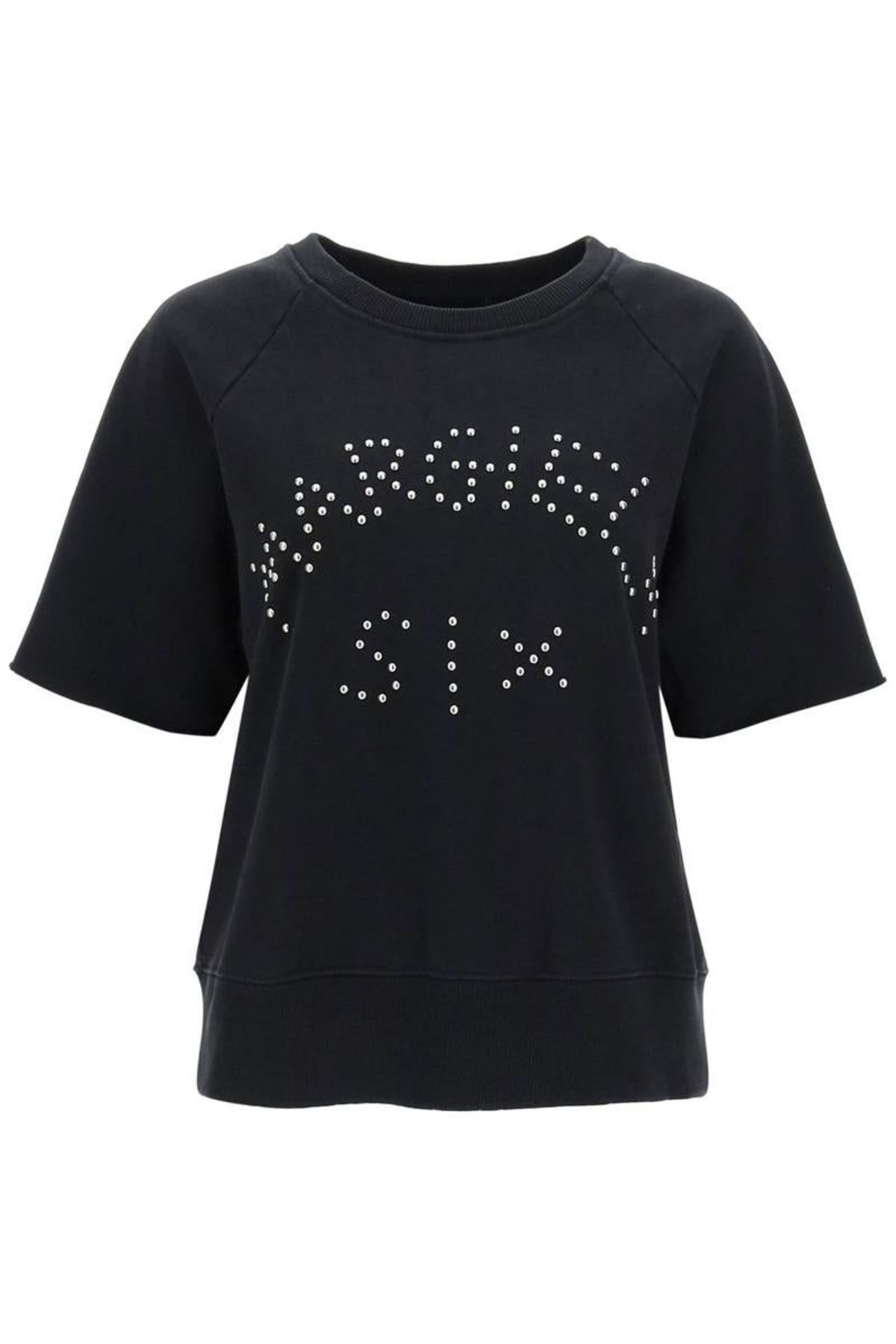 Mm6 maison margiela studded lettering t-shirt | Garmentory