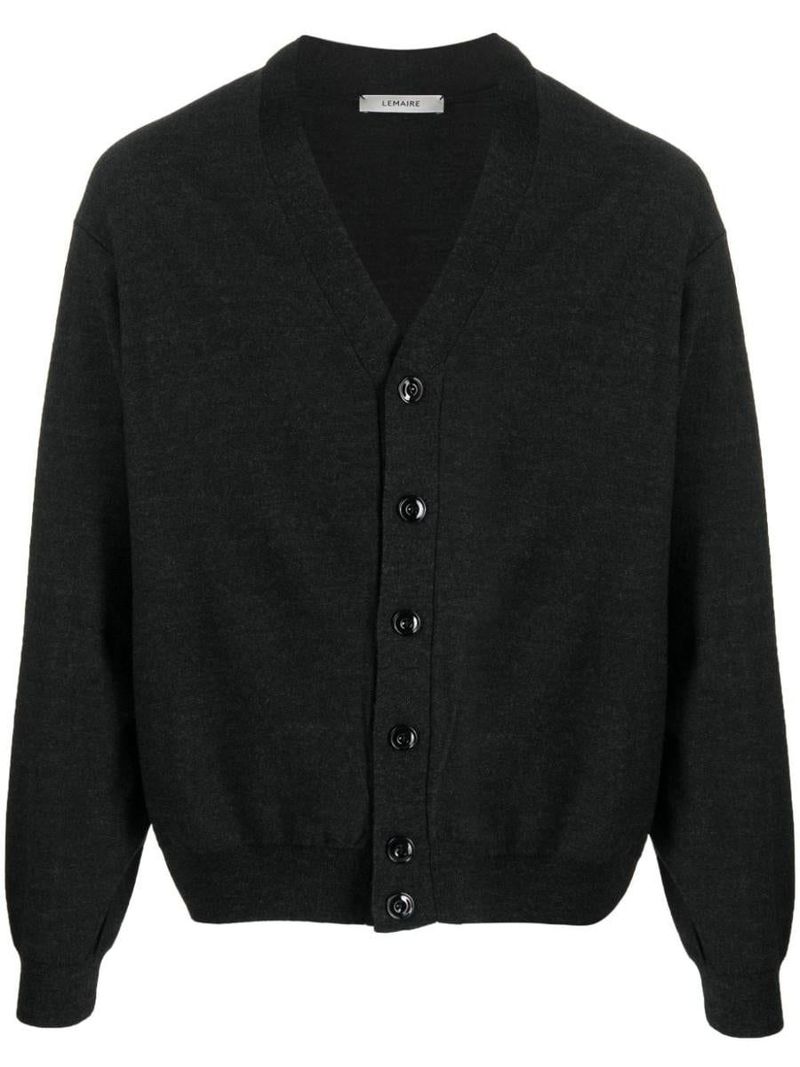 トップス LEMAIRE RELAXED TWISTED CARDIGAN Black Relaxed Twisted Cardigan | LEMAIRE