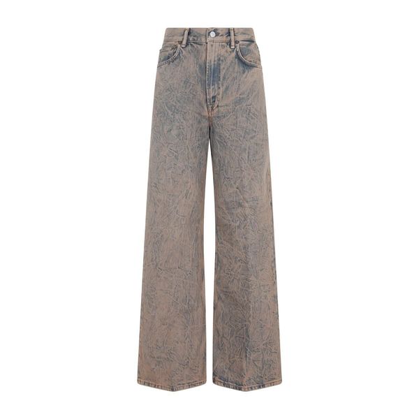 ACNE STUDIOS DRAGO ROAD WIDE LEG DENIM JEANS | Garmentory
