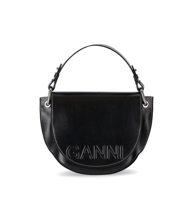 【GANNI】Banner Saddle Lapia Crossbag ★送料関税込★追跡可能 Ganni 'banner Saddle Raffia' Crossbody Bag | italist, ALWAYS