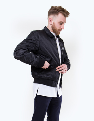 Daily Paper Flight Bomber Jacket - Black Daily Paper Flight Bomber Jacket - Black
