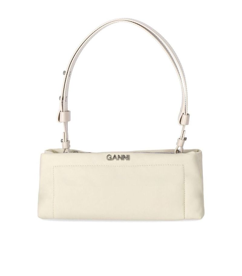 GANNI Pillow Baguette bag バッグ GANNI PILLOW BAGUETTE IVORY BAG | Garmentory