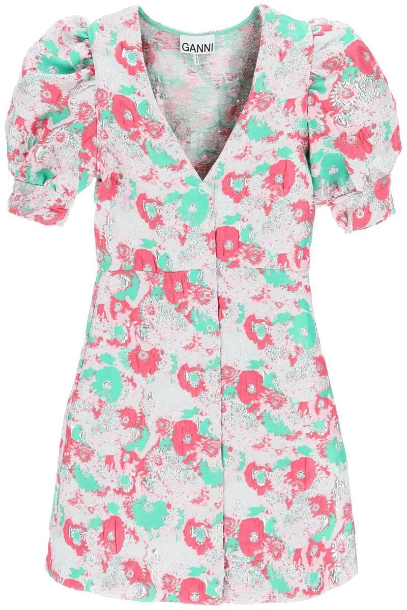 【関税&送料込】Ganni 3D Jacquard Mini Dress Ganni 3D Jacquard Mini-Dress | Liberty