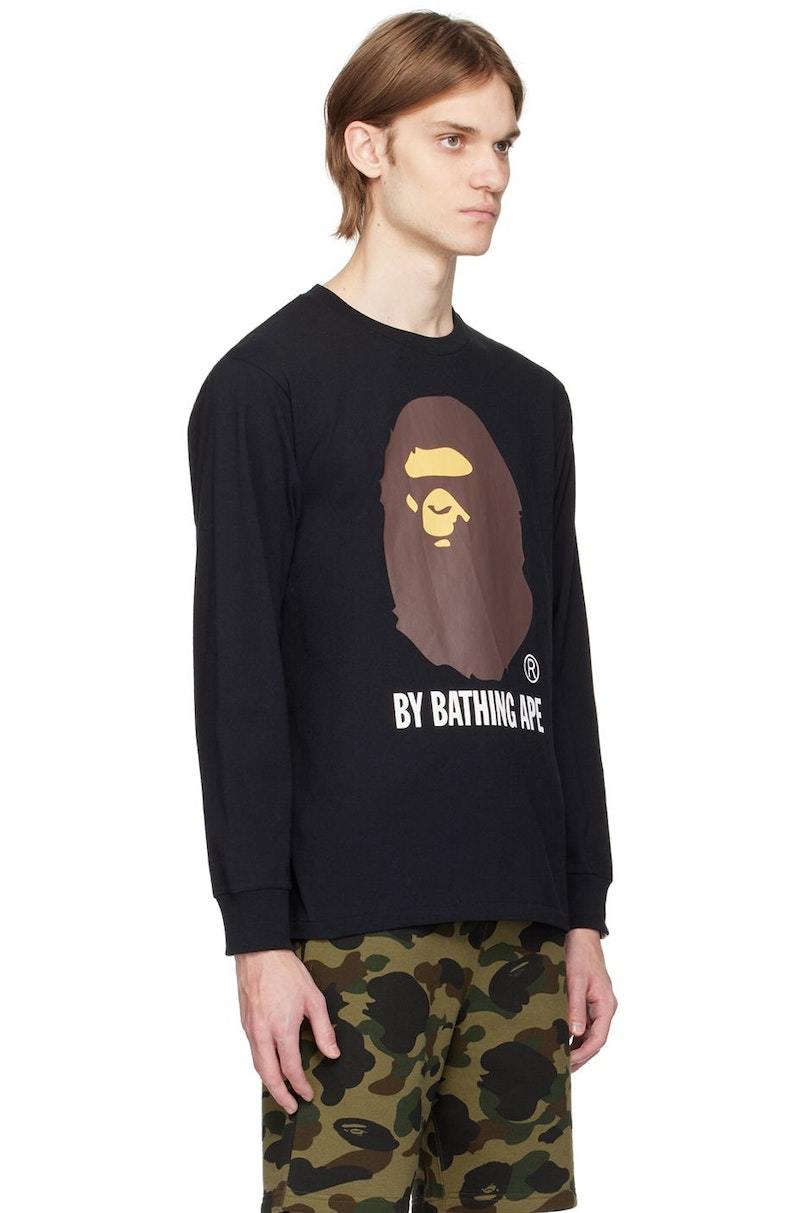 A Bathing ape Bape カモ ロングTシャツ A Bathing Ape】アベイシングエイプ シャークタイガー 迷彩ロンT