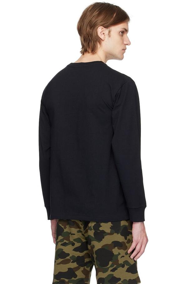 BAPE A Bathing Ape Long Sleeve T-Shirt - Black | Garmentory