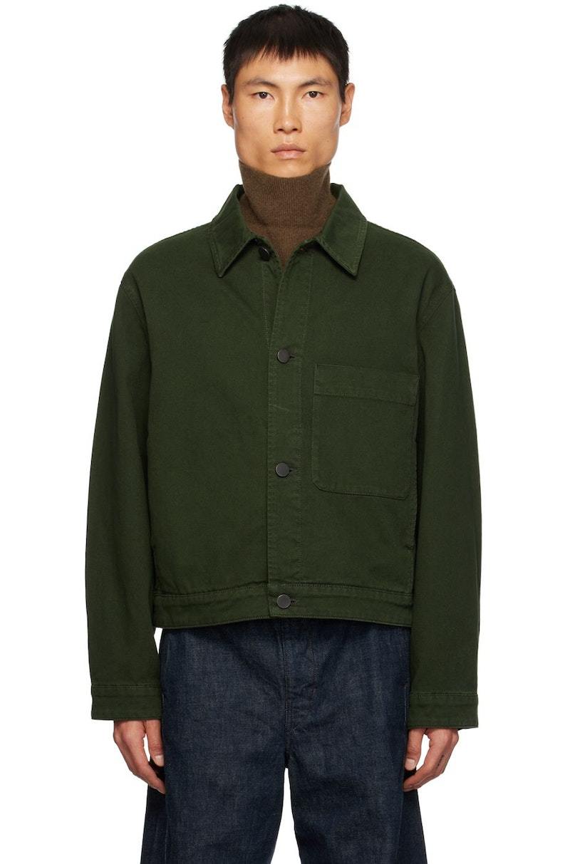Lemaire Workwear Jacket - Midnight Green | Garmentory
