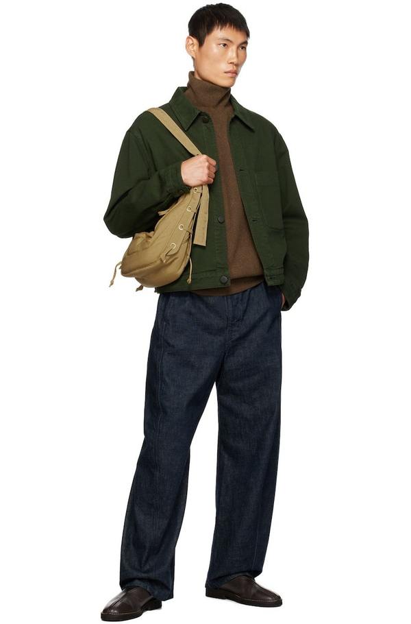 LEMAIRE カーキ コットンカバーオール M LEMAIRE カーキ コットン