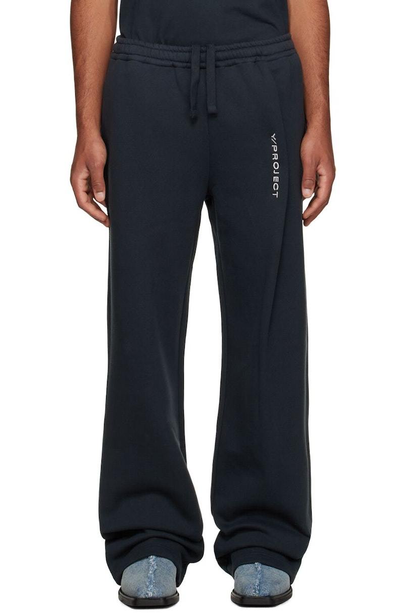 Y/Project Gray Pinched Sweatpants | Garmentory