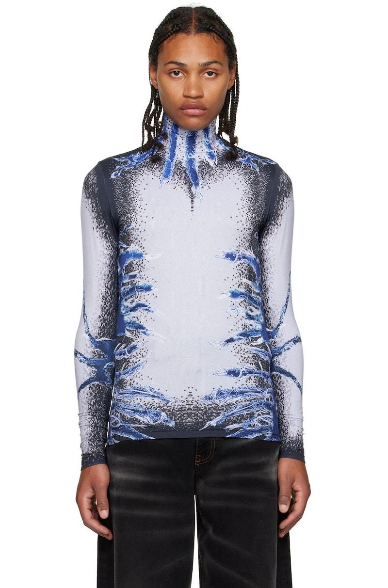 Y/Project Print Turtleneck - Black | Garmentory