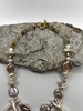 Vintage Charlie Beads Triple T Pearl Necklace - Thumbnail 3