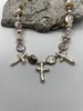Vintage Charlie Beads Triple T Pearl Necklace - Thumbnail 4