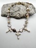 Vintage Charlie Beads Triple T Pearl Necklace - Thumbnail 6