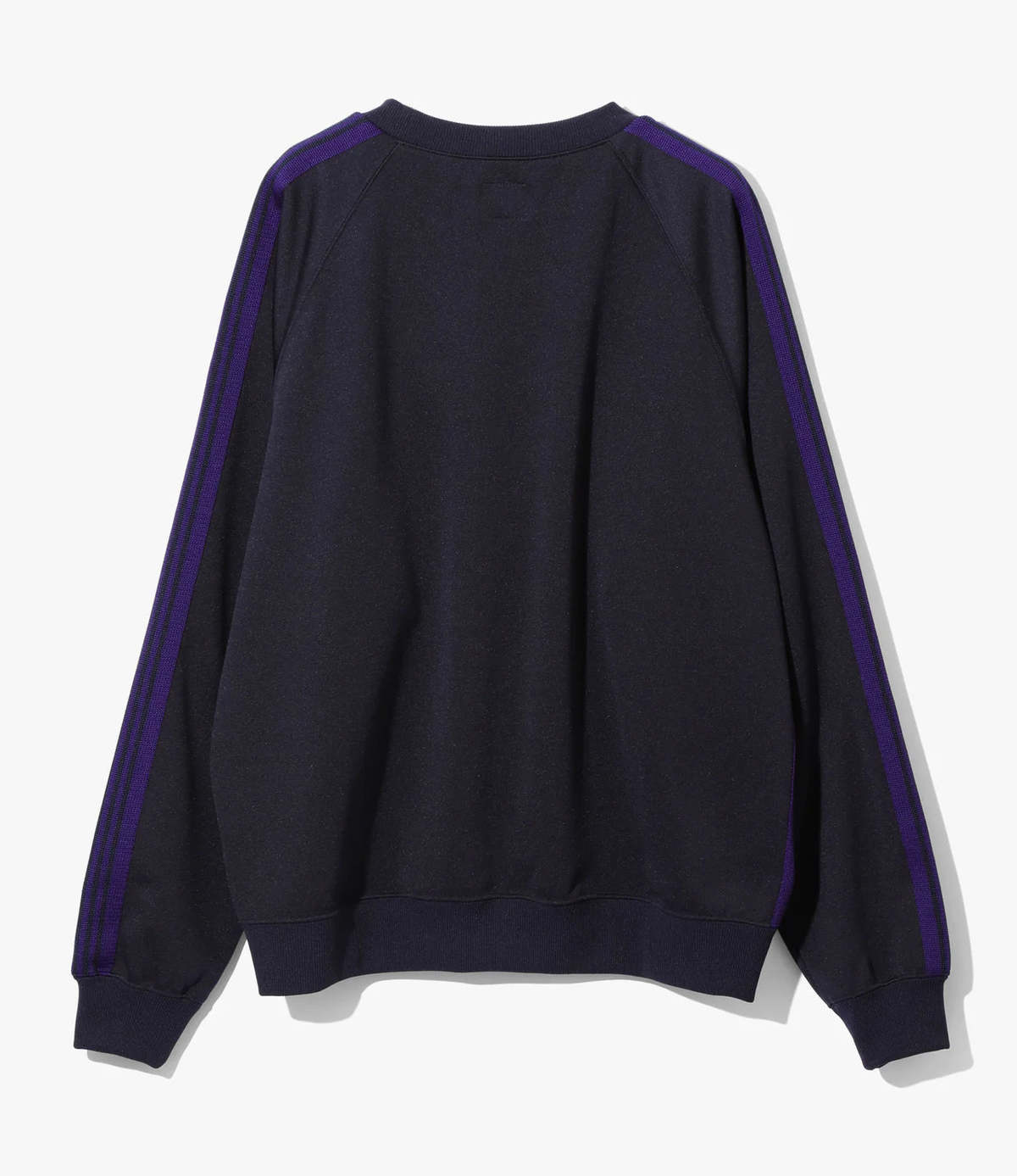 Needles Track Crew Neck Shirt Poly Smooth - Navy | Garmentory