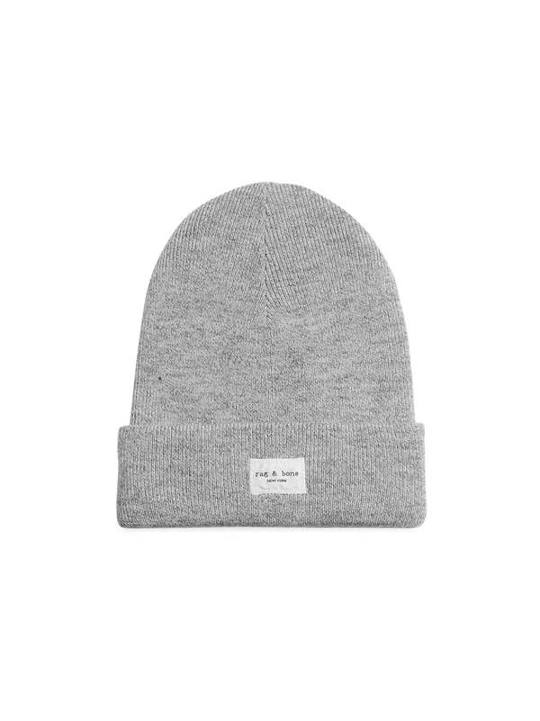 Rag & Bone Addie Cashmere Beanie - Grey | Garmentory display picture 1